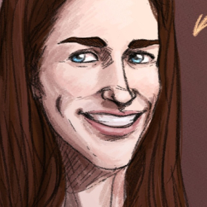Wynonna Earp | Not exactly a fanart, but a portrait of Melanie Scrofano holding a well-deserved award